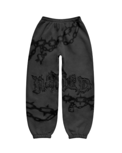 Chains Named Collective Sweatpants Cast Iron