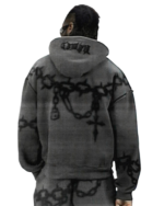 Chains Zip Hoodie Cast Iron