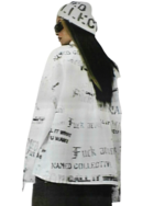 Furious All-over Oversized Shirt White