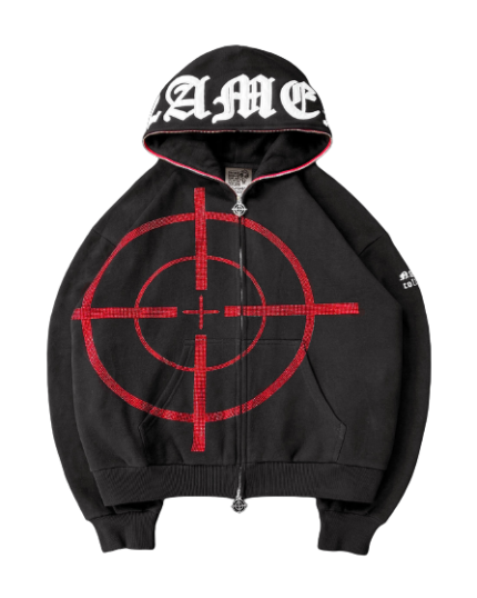 Mission Zip Hoodie Black