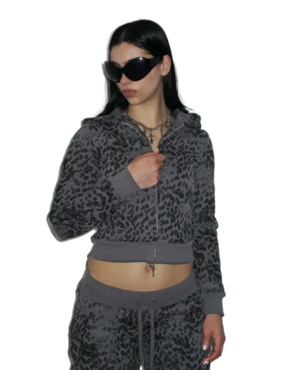 Named Collective Night Hoodie Leopard