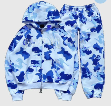 Named Collective Unrealistic Ideals Blue Camo Tracksuit