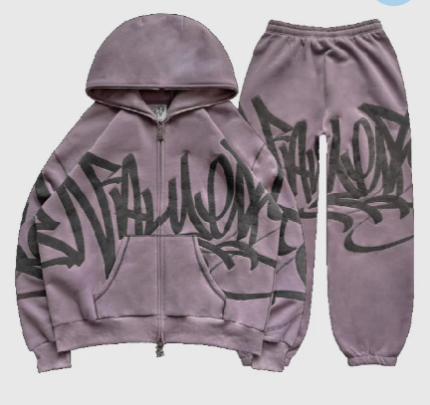 Named Collective Vandalism Faded Lilac Tracksuit