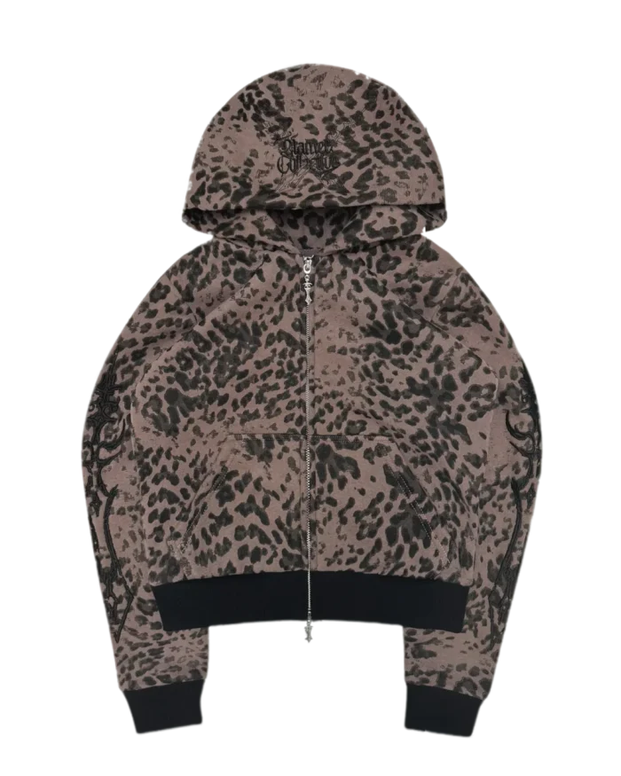 Named Collective Zip Hoodie Leopard