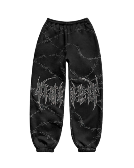 Remorse Named Collective Sweatpants Black as Hell